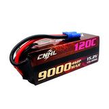 CNHL Racing Series 4S 9000mAh 15,2V 120C LiHV EC5 Lipo Akku