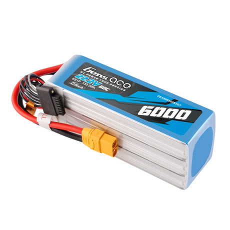 Gens Ace G-Tech 6S 6000mAh 22,2V 60C 6S1P XT90 LIPO-Akkupack