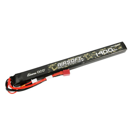 Gens Ace 25C 1400mAh 3S1P 11.1V Airsoft Gun Lipo Batterie mit T-Stecker - LiPo24.de