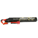 Gens Ace 25C 1500mAh 2S1P 7.4V Nunchuck 2X Airsoft Gun Lipo Batterie mit T-Stecker - LiPo24.de