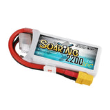 Gens Ace Soaring Mini 2200mAh 7,4V 20C 2S1P Lipo Akkupack mit XT60 Stecker - LiPo24.de