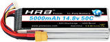 HRB 4S 5000mAh 14,8 V 50C XT60 LiPo Akku (2 St.) - LiPo24.de