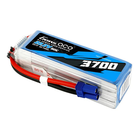 Gens Ace 3700mAh 22,2V 60C 6S1P Lipo Akkupack mit EC5 Stecker - LiPo24.de