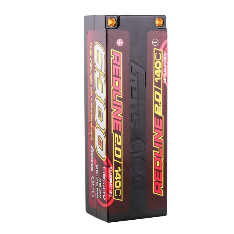 Gens Ace Redline 2.0 Serie 4S 6300mAh 15,2V 140C Hardcase HV Lipo Akku