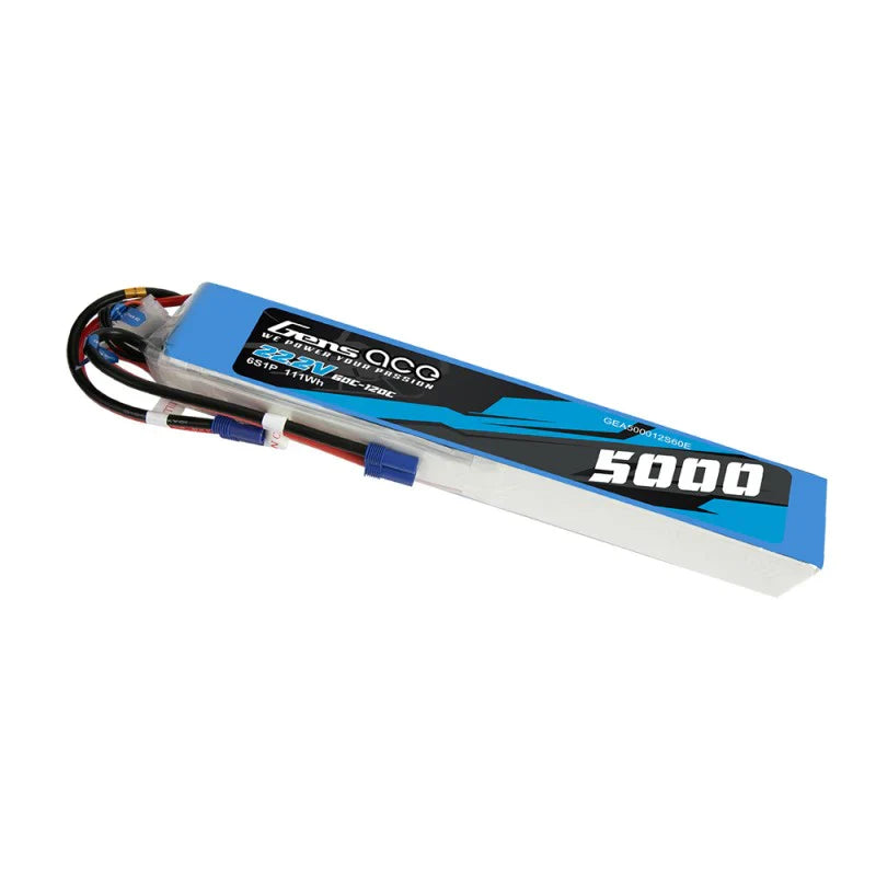 Gens Ace 5000mAh 60/120C 44,4V 12S1P Lipo-Akku - LiPo24.de