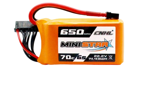 CNHL MiniStar 6S 650mAh 22,2V 70C XT30 Lipo Akku