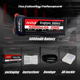 HRB 6S 5000mAh 22.2V 100C XT90 Graphene - LiPo24.de