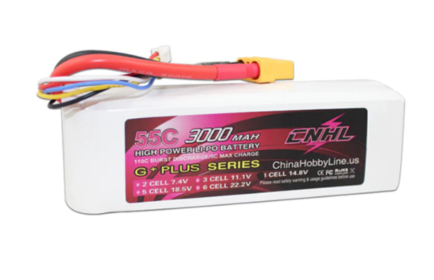 CNHL G+Plus 4S 3000mAh 14,8V 55C XT60 Lipo Akku