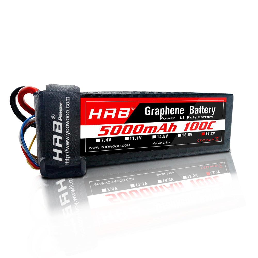 HRB 6S 5000mAh 22,2V 100C EC5 Graphene - LiPo24.de