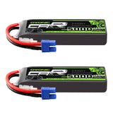 Ovonic Car 2S Lipo Akku 5000mAh 2S1P 120C 7,4V RC Auto mit EC3 Anschluss (2 Stück)