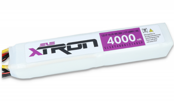 SLS XTRON 4000MAH 12S1P 44,4V 40C/80C SPLIT - LiPo24.de