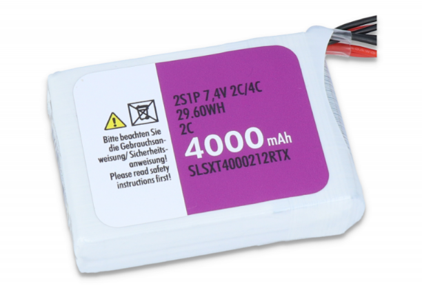 SLS XTRON RTX 4000MAH 2S1P 7,4V 2C/4C - LiPo24.de