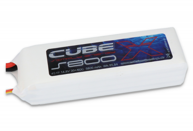 SLS X-CUBE 5800MAH 4S1P 14,8V 30C/60C - LiPo24.de