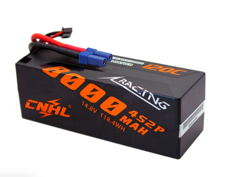 CNHL Racing Series 4S 8000mAh 14,8V 120C 4S2P Hardcase EC5 Lipo Akku