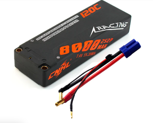 CNHL Racing Series 2S 8000mAh 7,4V 120C Hardcase EC5 Lipo Akku