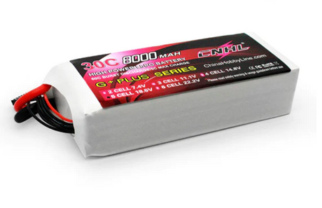 CNHL 8000mAh 18,5V 5S 30C Lipo Akku mit XT90 Stecker