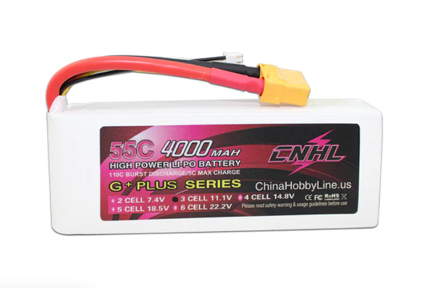 CNHL G+Plus 3S 4000mAh 11,1V 55C XT90 Lipo Akku