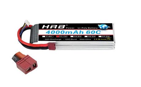 HRB 3S 4000mAh 11,1V 60C Deans T LiPo Akku - LiPo24.de