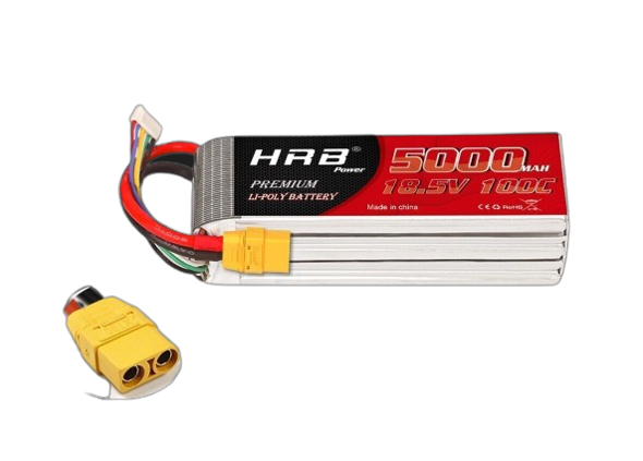 HRB 5S 5000mAh 18,5V 100C XT90 Lipo-Akku - LiPo24.de