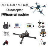 FPV Beginner DIY in 6"-9" Quadcopter 3K Carbon Drone Kit für FPV Racing