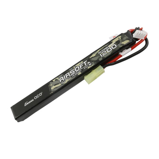 Gens Ace 25C 1200mAh 3S1P 11.1V Slim Airsoft Gun Lipo Akku mit Mini Tamiya Stecker   LiPo24.de