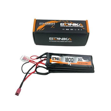 Bonka Airsoft Lipo Akku 1800mAh 3S 11,1V 30C-3-DEAN-Tri-Panel