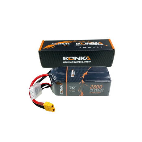 Bonka Lipo Akku 2800mAh 22,2V 6S 45C/90C XT60