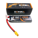 Bonka 2S 2800mAh 7,4V 2S 45C/90C XT60 Lipo Akku