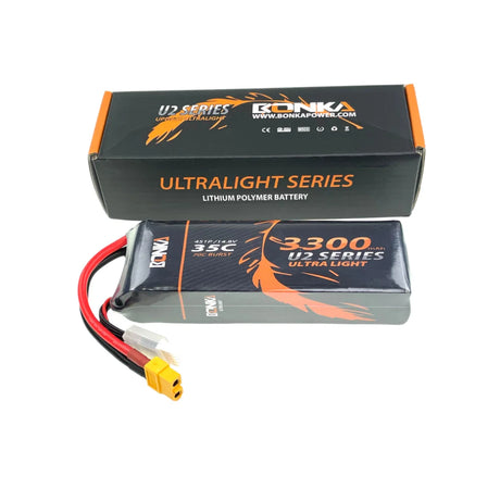 Bonka Lipo Akku 3300mAh 14,8V 4S 35C/70C