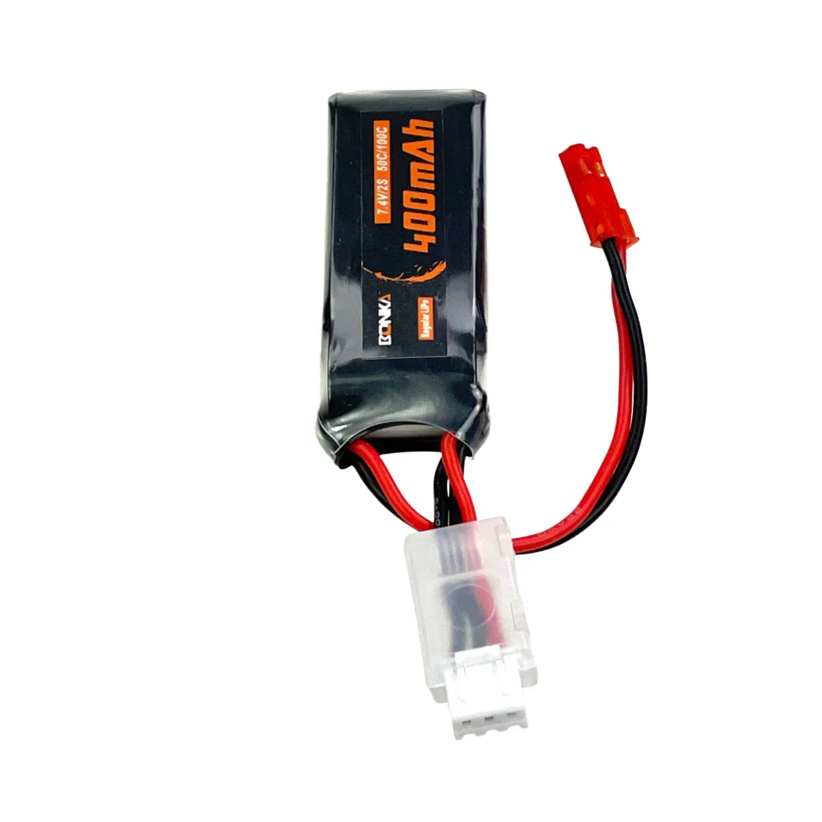 Bonka Lipo Akku 400mAh 7,4V 2S 50C JST-Rot OMP M1