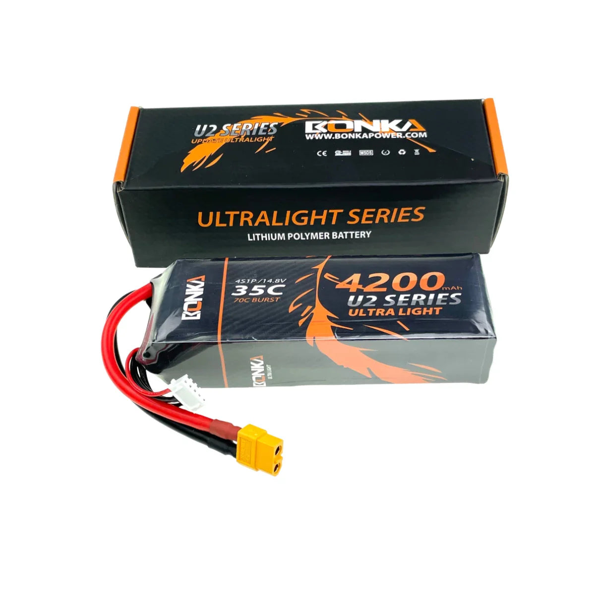 Bonka Lipo Akku 4200mAh 14,8V 4S 35C XT60