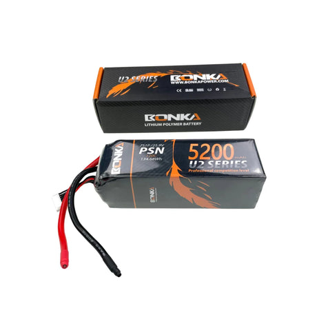 Bonka 7S 5200mAh 120C 25,9V mit AS150 Antiblitz Lipo Akku