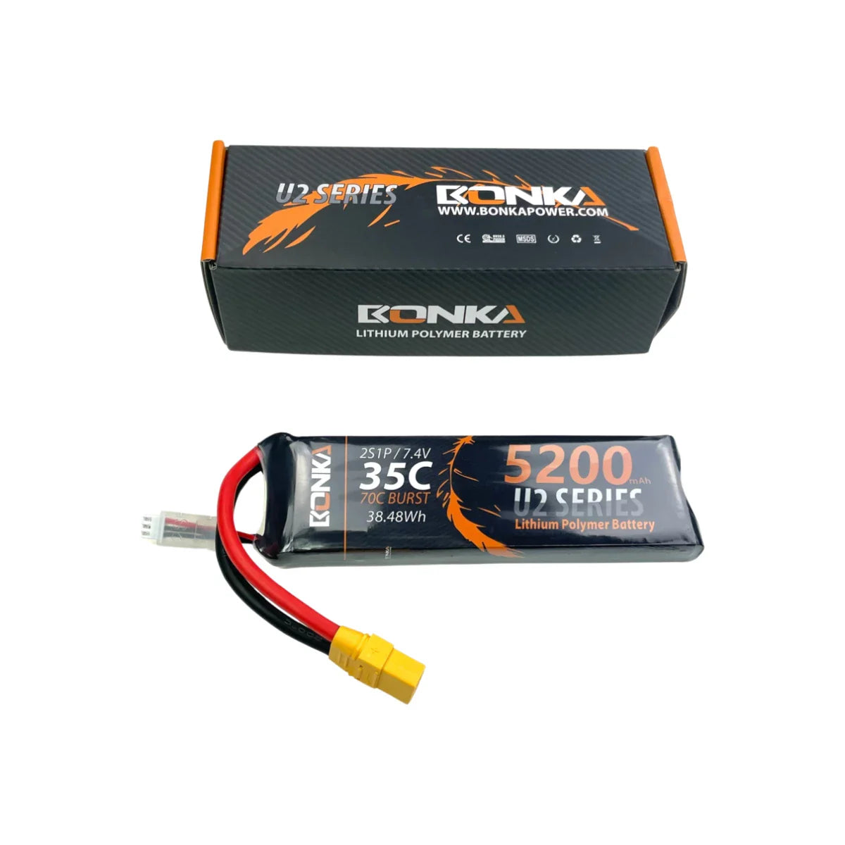 Bonka 3S 5200mAh 7,4V 2S 35C/70C XT90 Lipo Akku