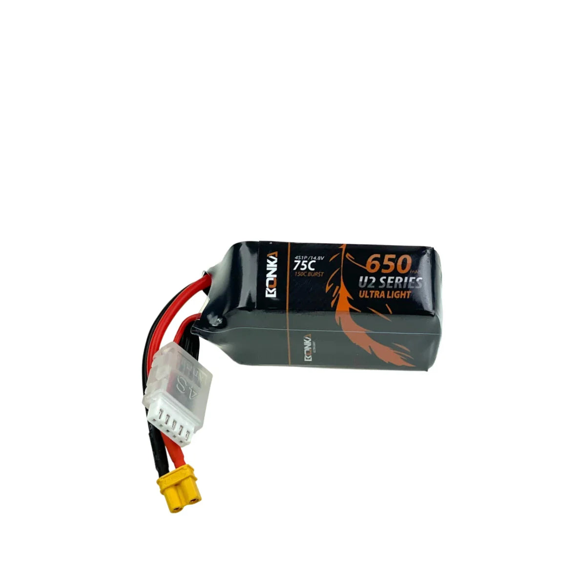 Bonka Lipo Akku 650mAh 14,8V 4S 75C/150C FPV Parcour XT30