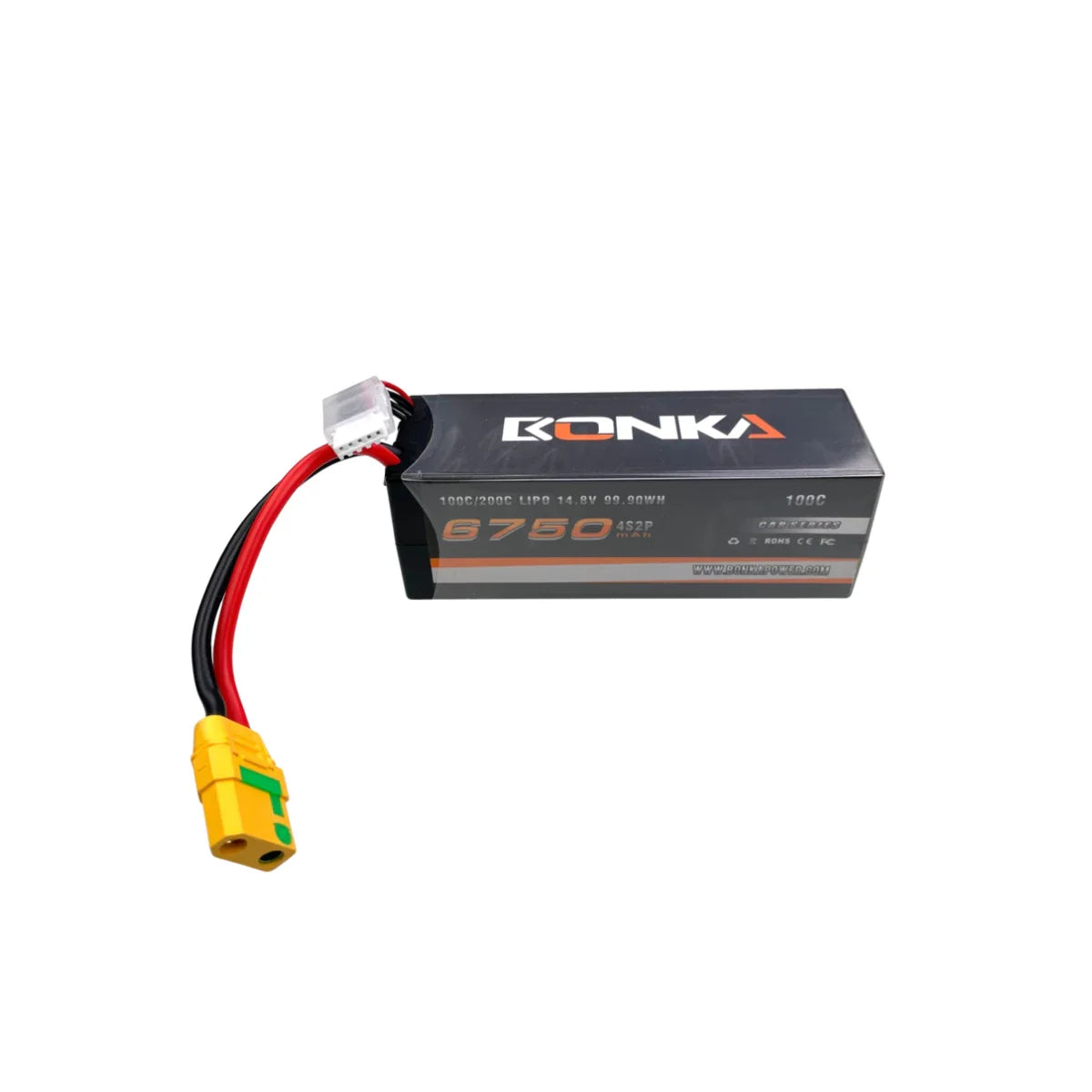 Bonka 4S 6750mAh 14,8V 100C XT90 Antiblitz Lipo Akku