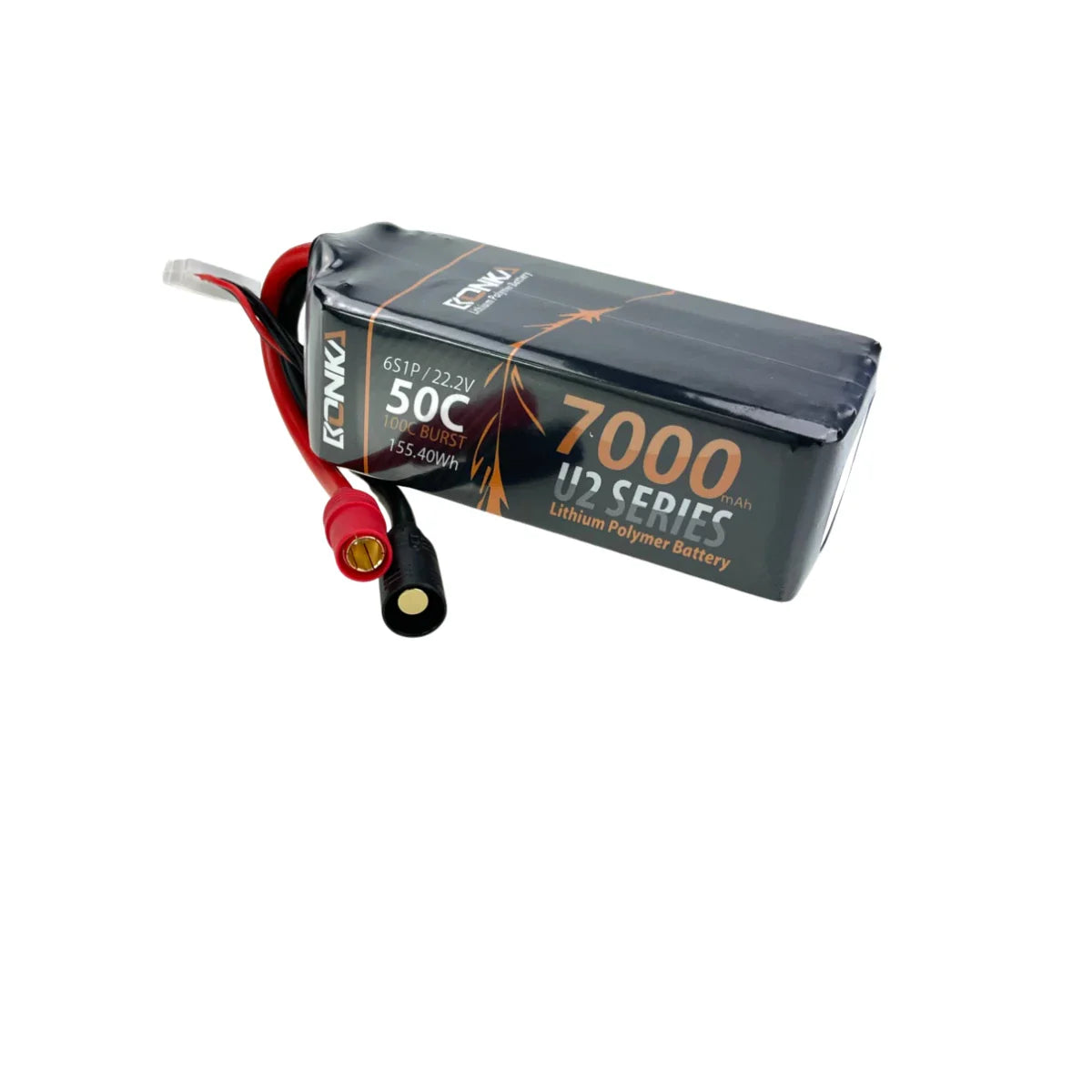 Bonka Lipo Akku 6S 7000mAh 22,2V 6S 50C AS150 Antiblitz