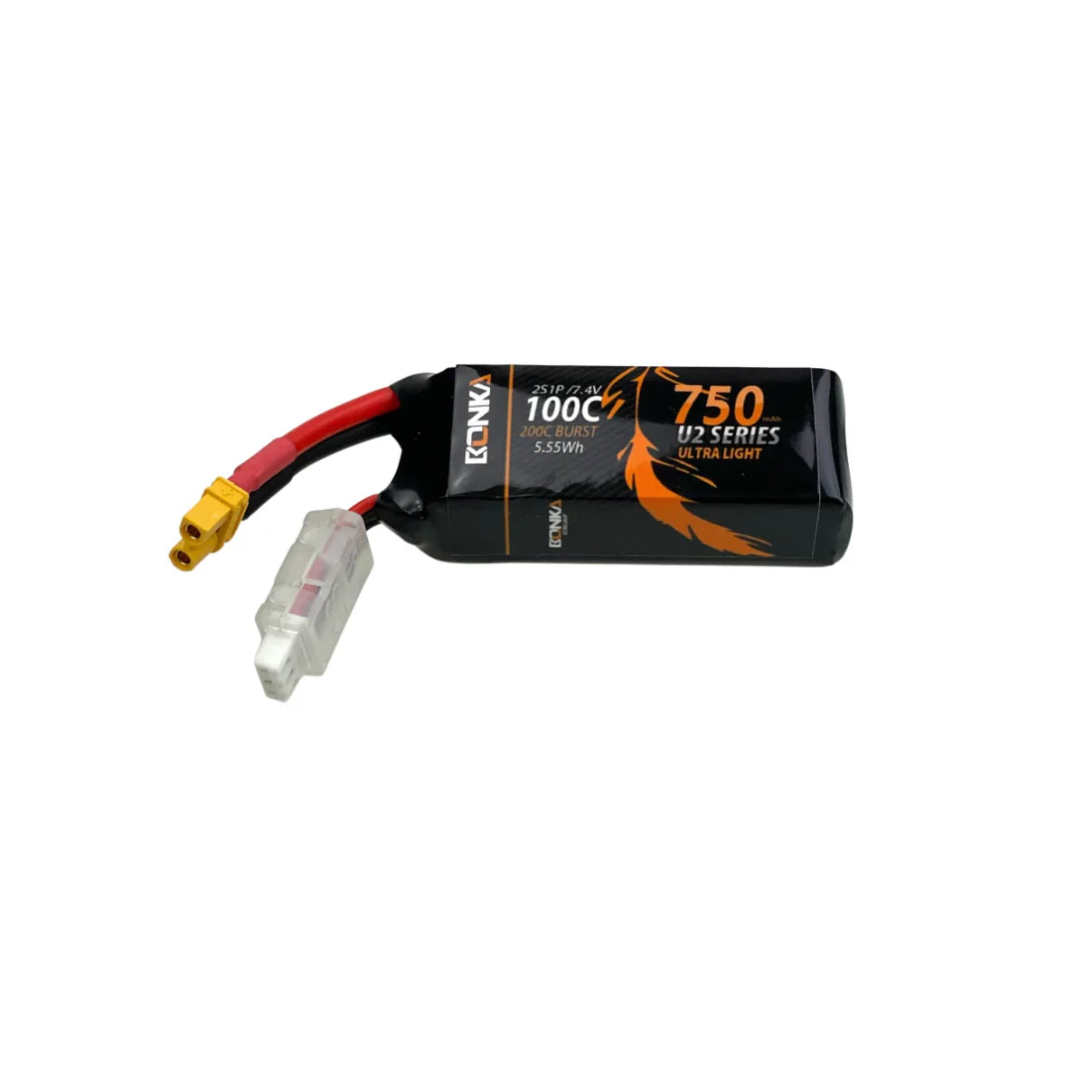 Bonka Lipo Akku 750mAh 7,4V 100C/200C XT30