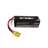 Bonka 4S 8000mAh HV 15,2V 4S2P 100C XT90 Antiblitz Lipo Akku