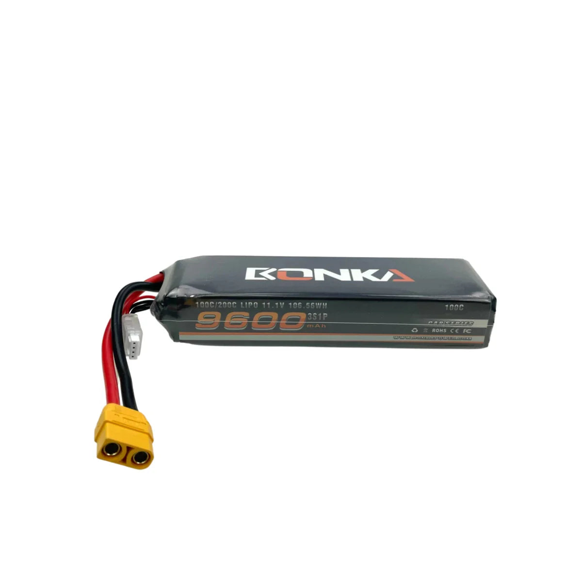 Bonka 3S 9600mAh 11,1V 100C Softcase XT90 Lipo Akku