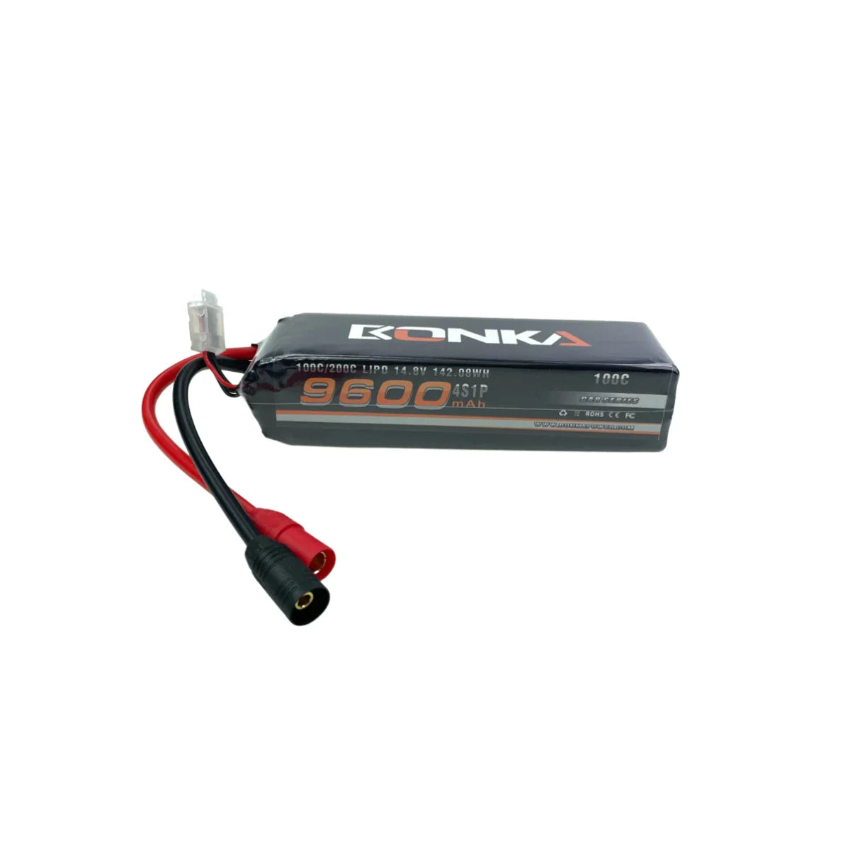 Bonka 4S 9600mAh 14,8V 100C Softcase AS150 Lipo Akku