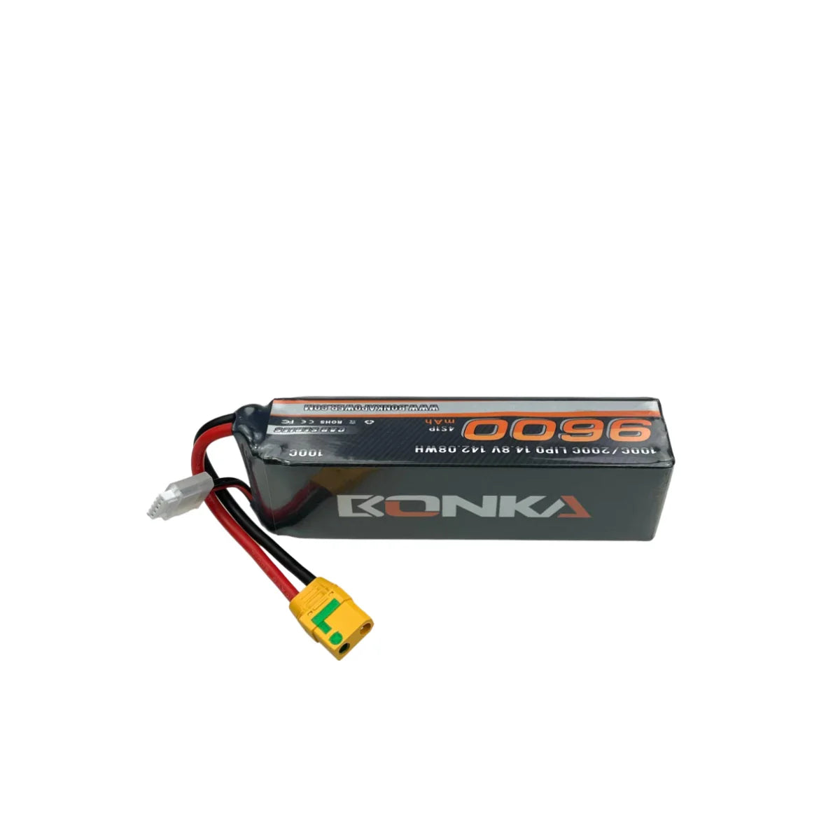 Bonka Lipo Akku 9600mAh 14,8V 100C Softcase XT90 Antiblitz