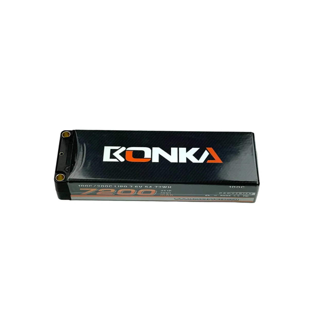 Bonka Lipo Akku HV 7200mAh 7,6V 100C Hardcase 5mm Anschluss