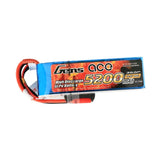 GensAce 5200 mAh 11,1 V 10/20 C 3S2P Lipo Akkupack mit 3,5 mm Bananenstecker - LiPo24.de