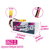 CNHL G+Plus 7S 5000mAh 25,9V 7S 70C Lipo Akku mit XT90-Stecker