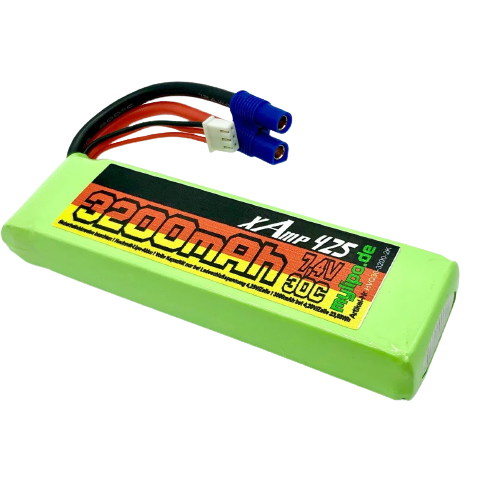 MyLipo HV - Lipo Akku 3200mAh 7,4V 2S 30C/60C EC3 K - LiPo24.de