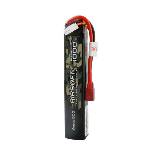 Gens Ace 25C 1000mAh 2S1P 7,4V Airsoft Gun Lipo Akku mit T Stecker   LiPo24.de