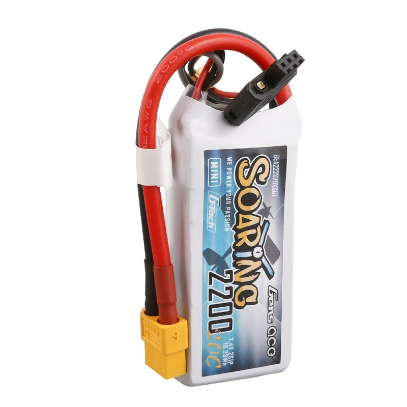 Gens Ace G-Tech Soaring Mini 2200mAh 7,4V 20C 2S1P Lipo Akkupack XT60 - LiPo24.de