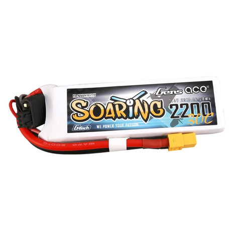 Gens Ace G-Tech Soaring 2200mAh 7,4V 30C 2S1P Lipo-Akkupack XT60 - LiPo24.de