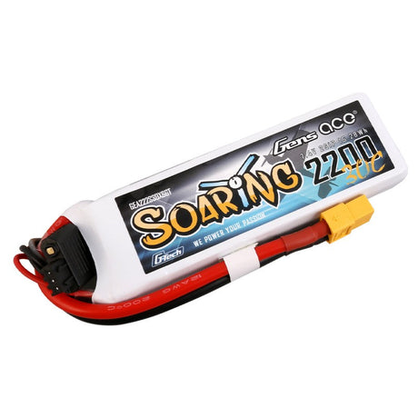 Gens Ace G-Tech Soaring 2200mAh 7,4V 30C 2S1P Lipo-Akkupack XT60 - LiPo24.de