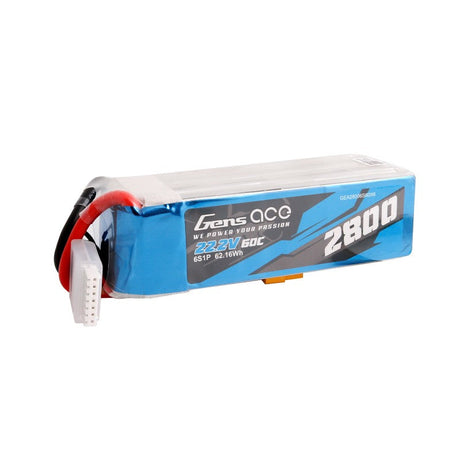 Gens Ace 2800mAh 22,2V 60C 6S1P Lipo Akkupack mit XT60 Stecker - LiPo24.de